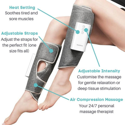 Heated Leg Air Massagers - For Lasting Legs & Foot Pain Relief