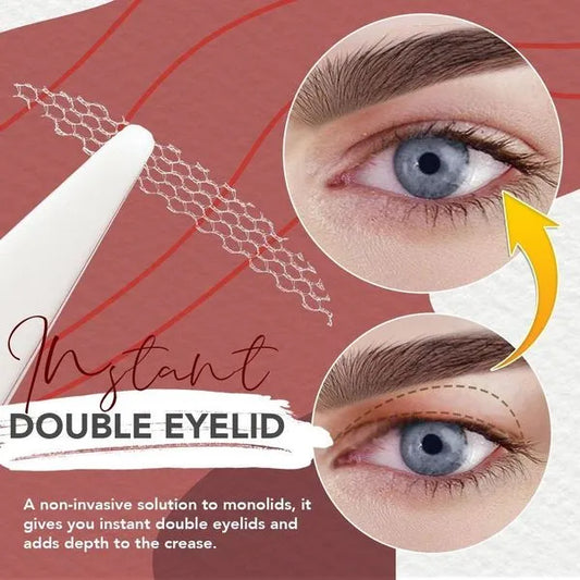 Last Day 70%OFF - GLUE-FREE INVISIBLE DOUBLE EYELID STICKER
