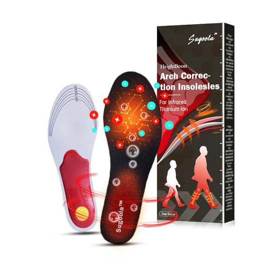 HeightBoost Far Infrared Titanium Ion Arch Correction Insoles
